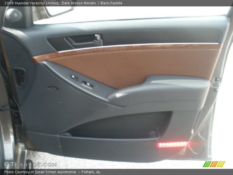 Dark Bronze Metallic / Black/Saddle 2008 Hyundai Veracruz Limited