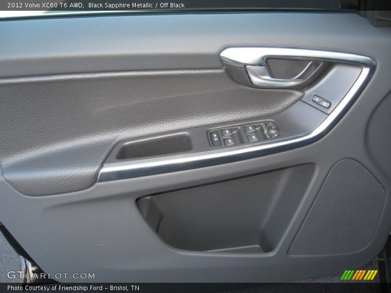 Black Sapphire Metallic / Off Black 2012 Volvo XC60 T6 AWD