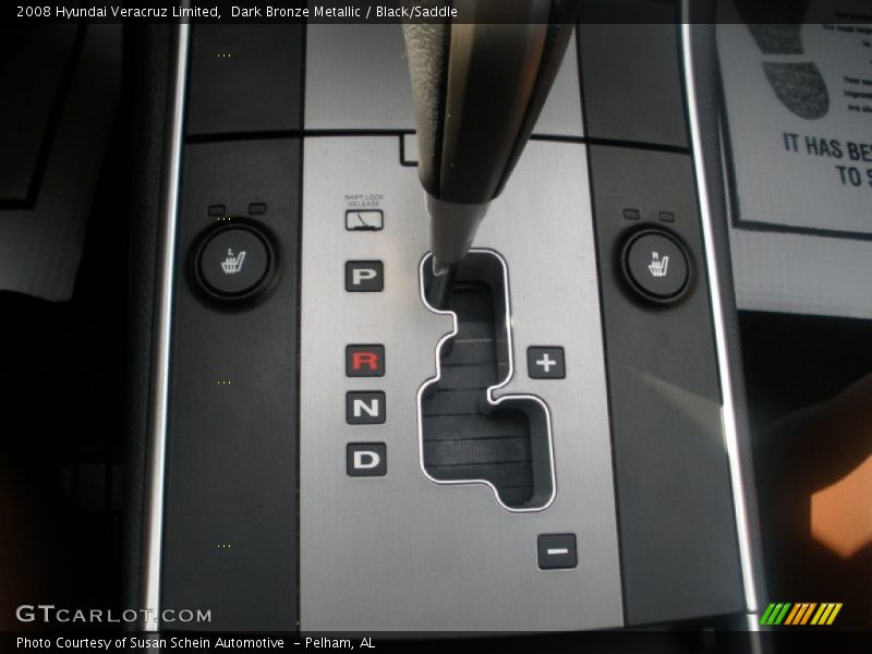 Dark Bronze Metallic / Black/Saddle 2008 Hyundai Veracruz Limited