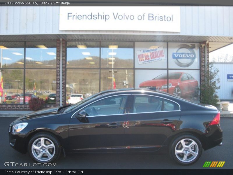 Black / Soft Beige 2012 Volvo S60 T5
