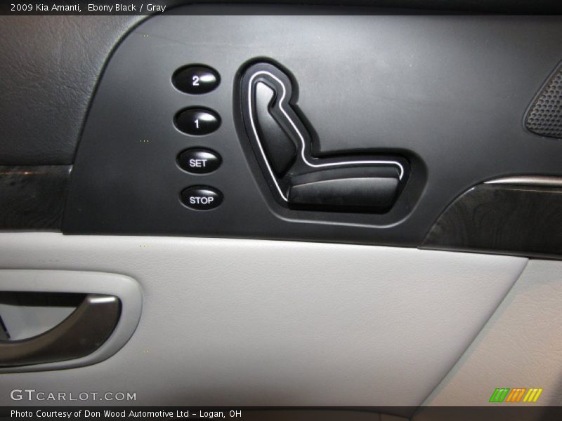 Ebony Black / Gray 2009 Kia Amanti