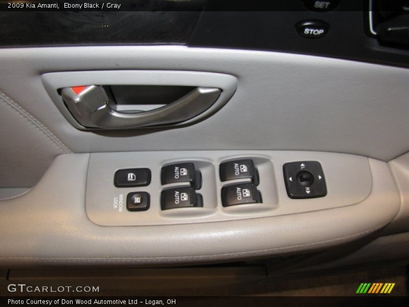 Ebony Black / Gray 2009 Kia Amanti