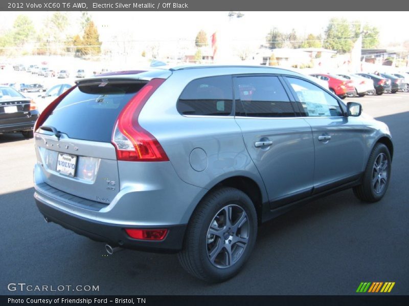 Electric Silver Metallic / Off Black 2012 Volvo XC60 T6 AWD