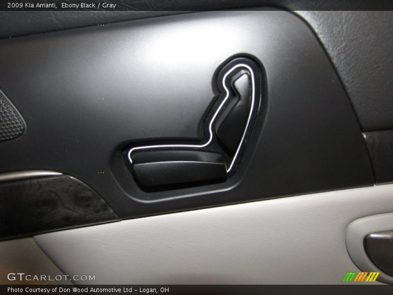 Ebony Black / Gray 2009 Kia Amanti