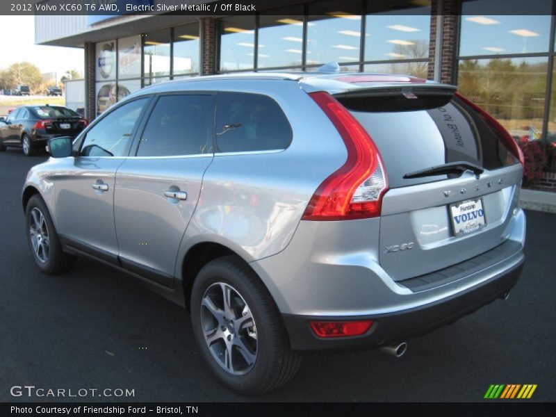 Electric Silver Metallic / Off Black 2012 Volvo XC60 T6 AWD