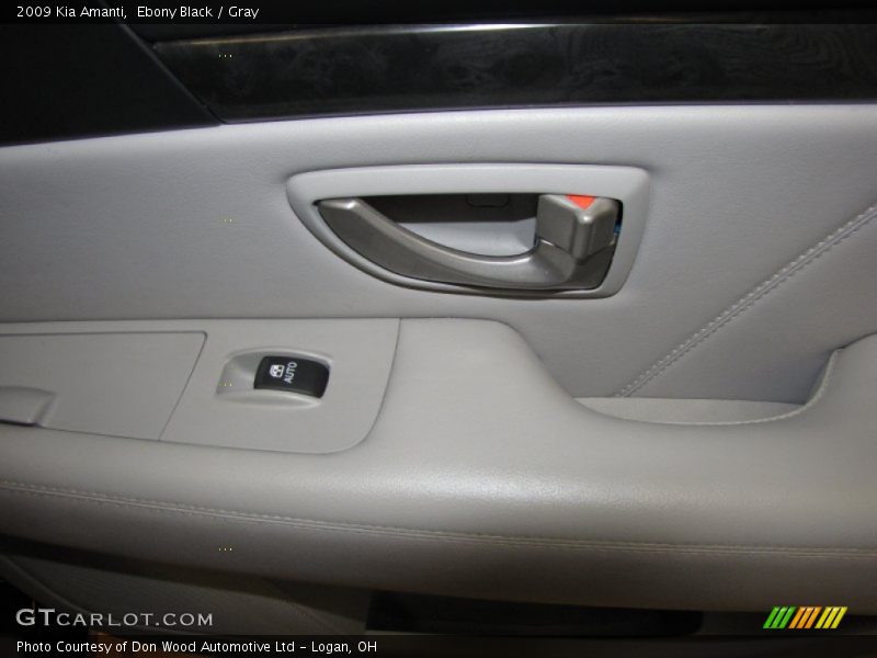 Ebony Black / Gray 2009 Kia Amanti