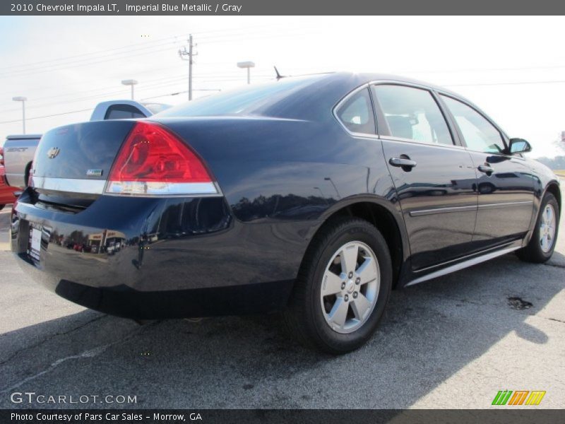 Imperial Blue Metallic / Gray 2010 Chevrolet Impala LT