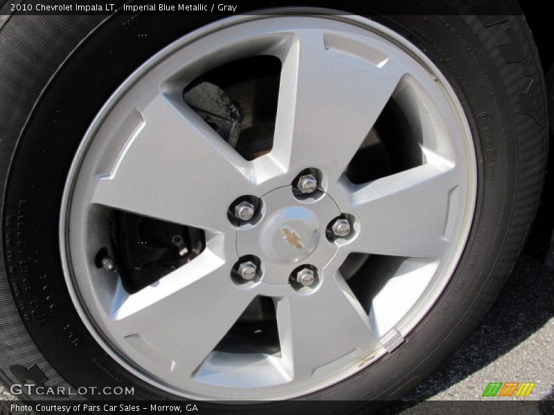 Imperial Blue Metallic / Gray 2010 Chevrolet Impala LT