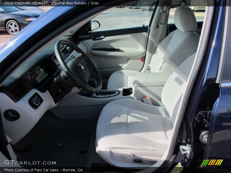 Imperial Blue Metallic / Gray 2010 Chevrolet Impala LT
