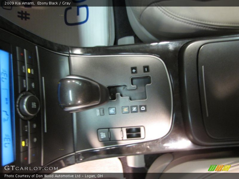 Ebony Black / Gray 2009 Kia Amanti