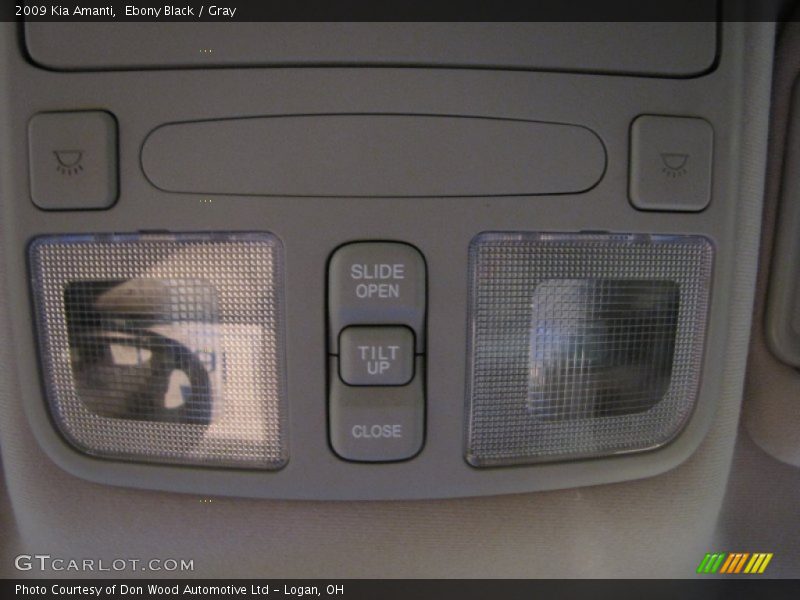 Ebony Black / Gray 2009 Kia Amanti