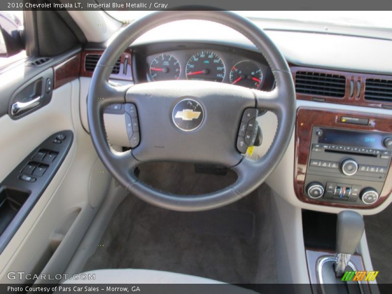 Imperial Blue Metallic / Gray 2010 Chevrolet Impala LT