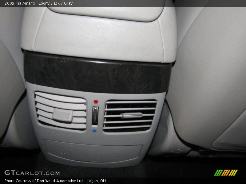 Ebony Black / Gray 2009 Kia Amanti