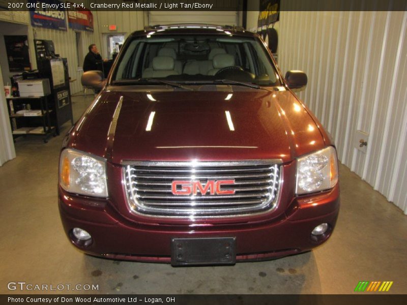 Cranberry Red Metallic / Light Tan/Ebony 2007 GMC Envoy SLE 4x4