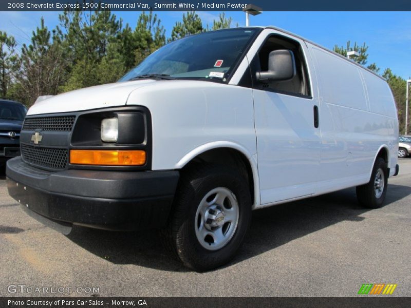 Summit White / Medium Pewter 2008 Chevrolet Express 1500 Commercial Van