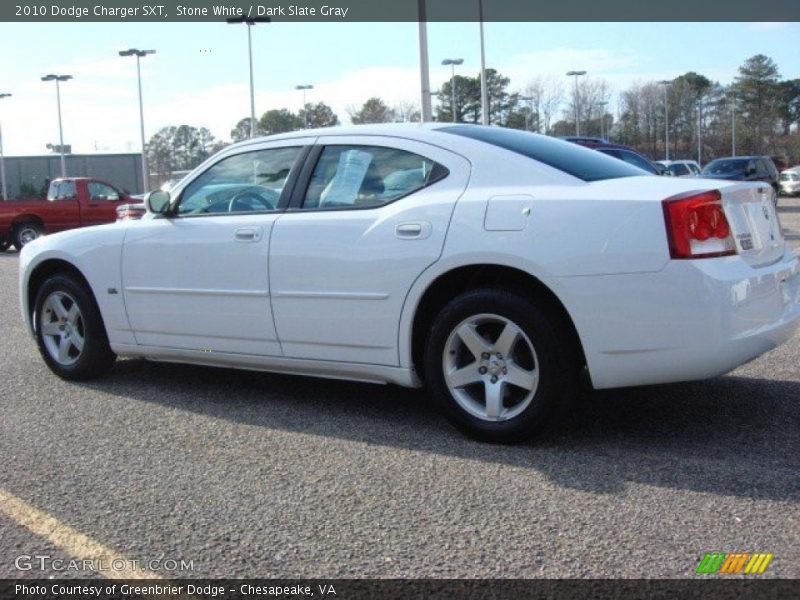 Stone White / Dark Slate Gray 2010 Dodge Charger SXT