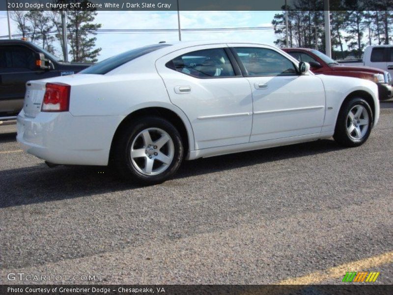 Stone White / Dark Slate Gray 2010 Dodge Charger SXT