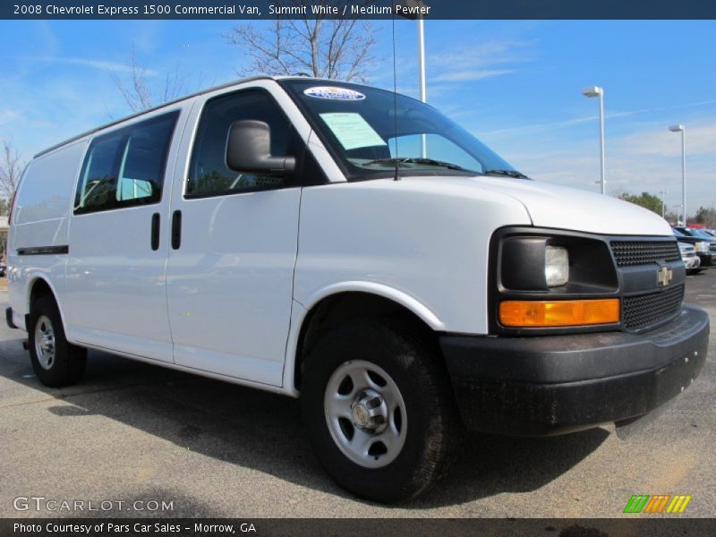 Summit White / Medium Pewter 2008 Chevrolet Express 1500 Commercial Van