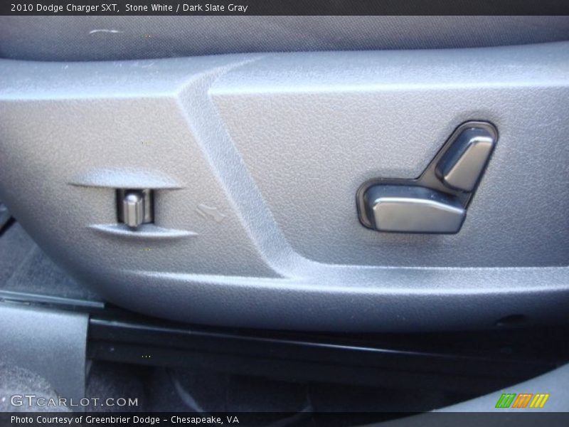 Stone White / Dark Slate Gray 2010 Dodge Charger SXT