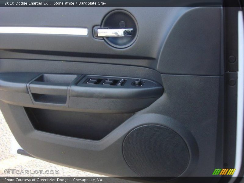 Stone White / Dark Slate Gray 2010 Dodge Charger SXT
