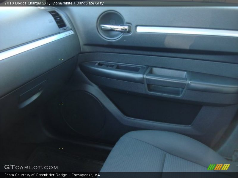Stone White / Dark Slate Gray 2010 Dodge Charger SXT