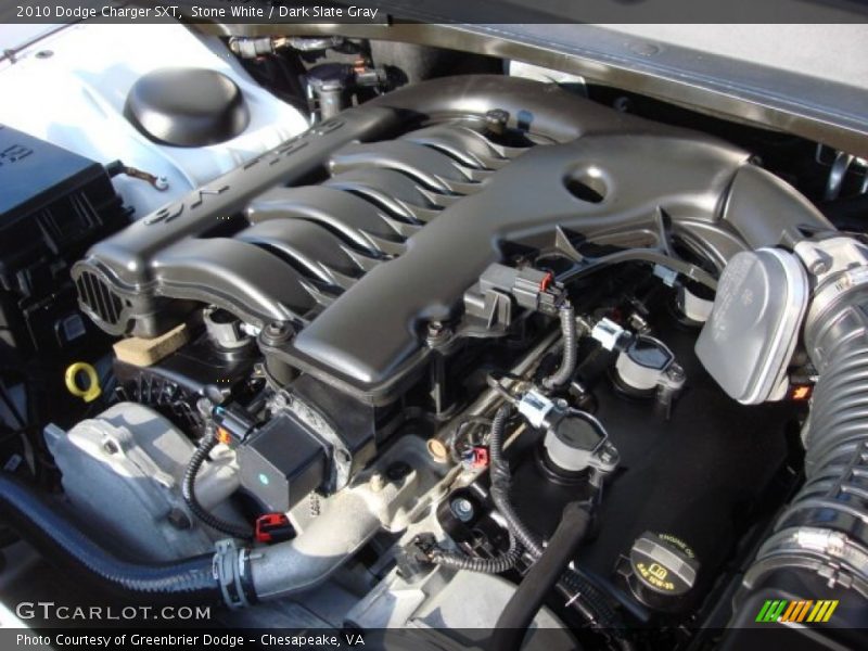 Stone White / Dark Slate Gray 2010 Dodge Charger SXT