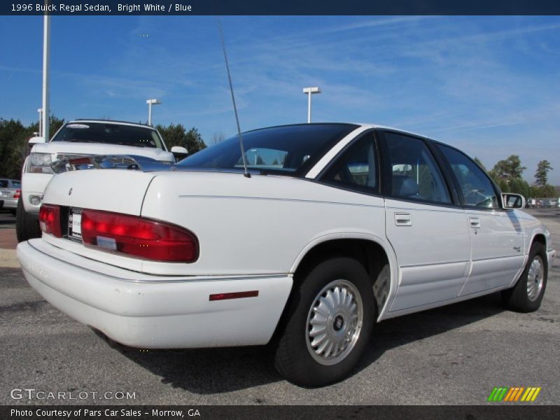 Bright White / Blue 1996 Buick Regal Sedan