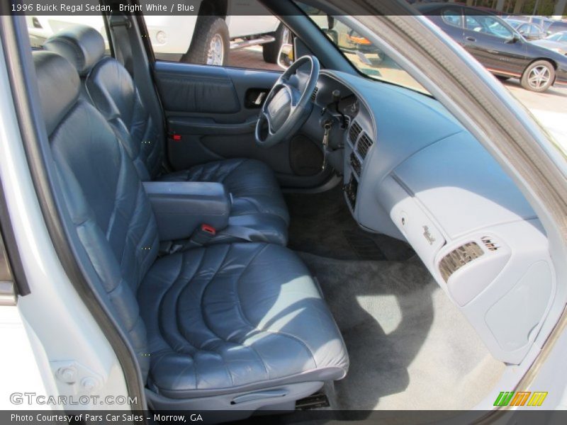 Bright White / Blue 1996 Buick Regal Sedan