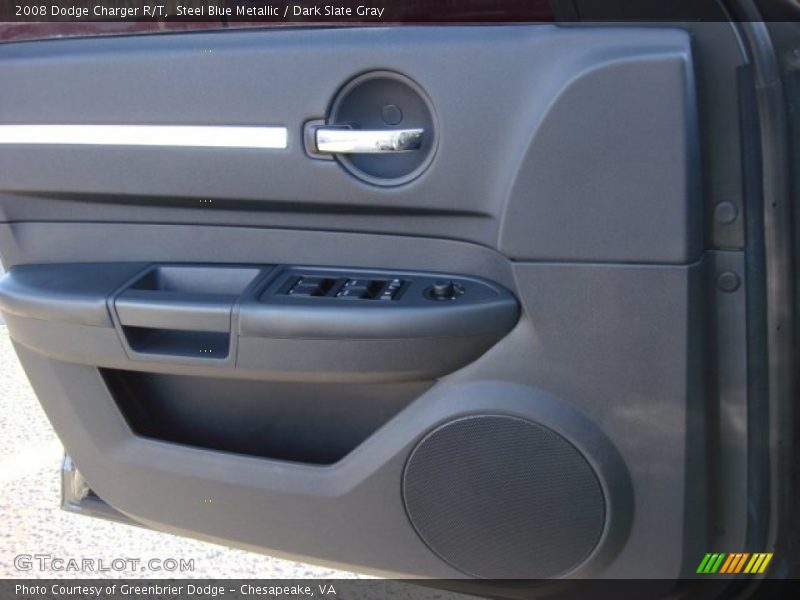 Steel Blue Metallic / Dark Slate Gray 2008 Dodge Charger R/T