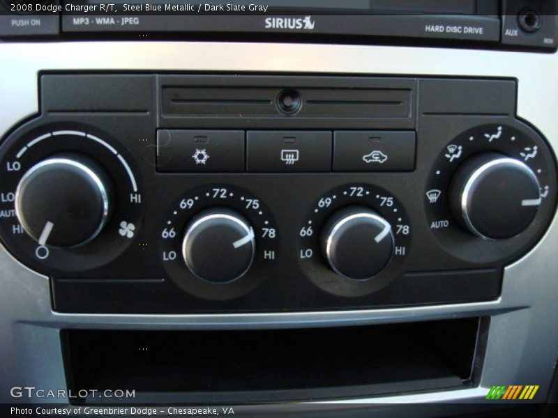 Controls of 2008 Charger R/T