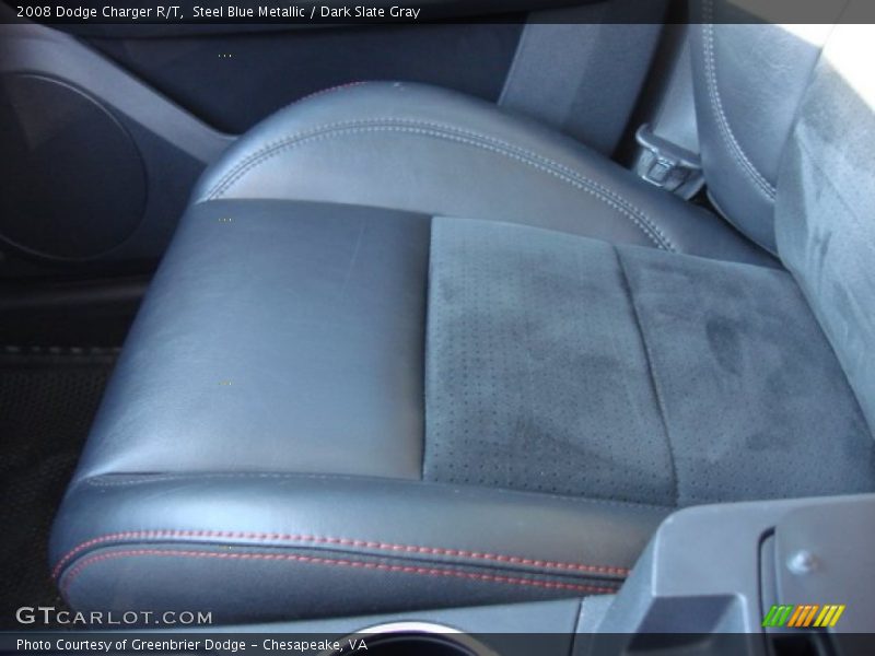 Steel Blue Metallic / Dark Slate Gray 2008 Dodge Charger R/T
