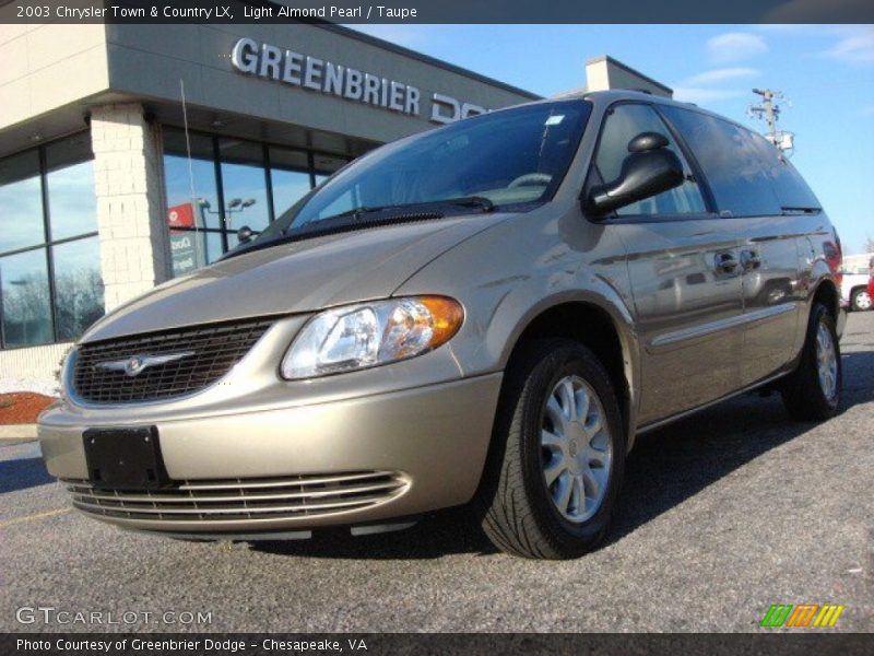 Light Almond Pearl / Taupe 2003 Chrysler Town & Country LX