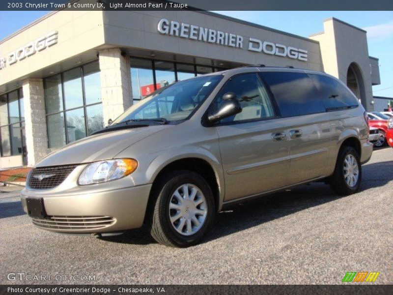 Light Almond Pearl / Taupe 2003 Chrysler Town & Country LX