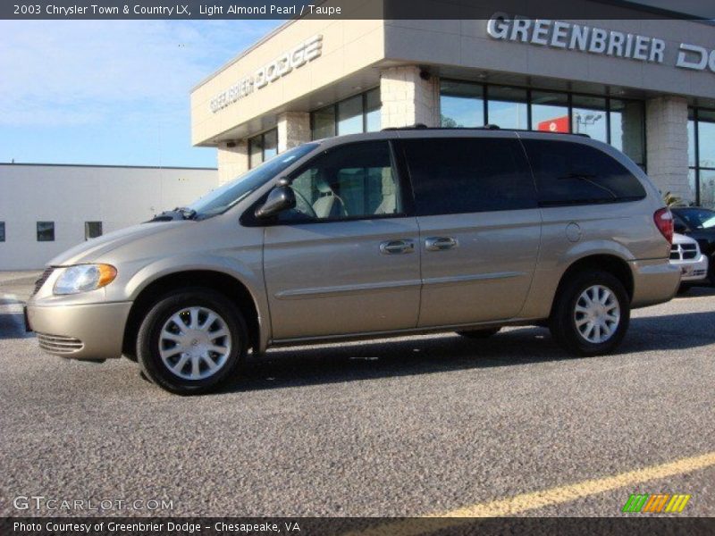 Light Almond Pearl / Taupe 2003 Chrysler Town & Country LX