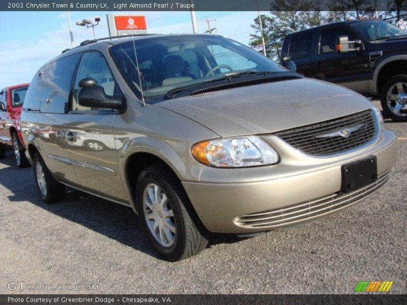 Light Almond Pearl / Taupe 2003 Chrysler Town & Country LX
