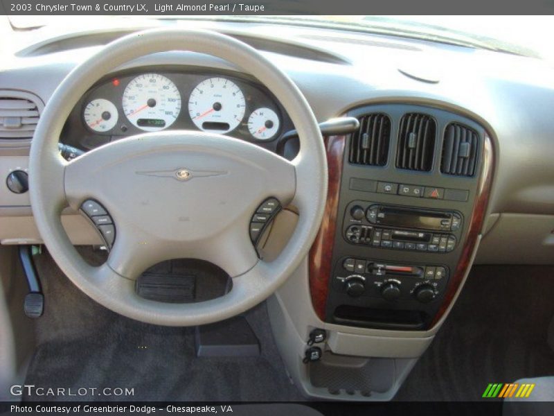 Light Almond Pearl / Taupe 2003 Chrysler Town & Country LX