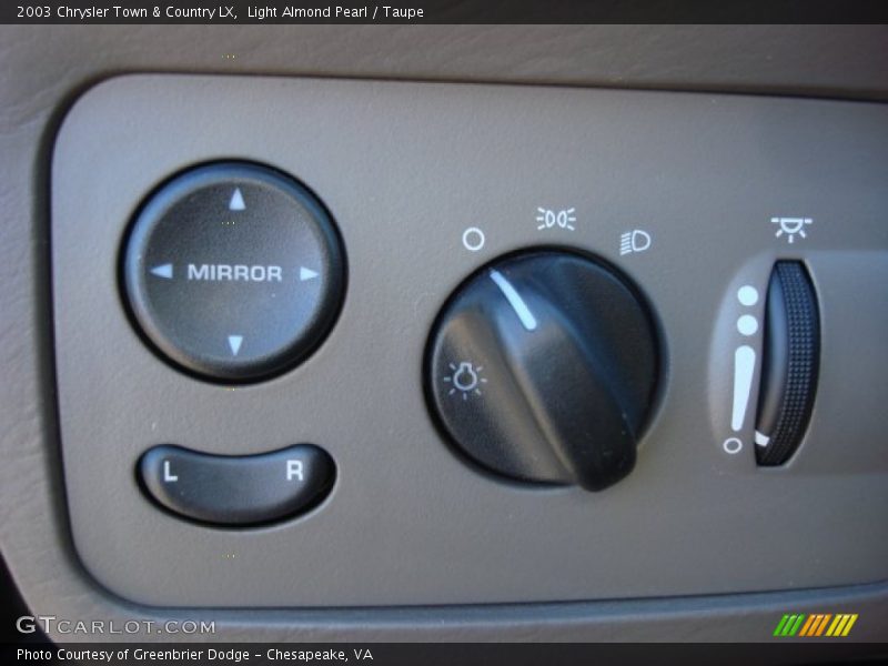 Light Almond Pearl / Taupe 2003 Chrysler Town & Country LX