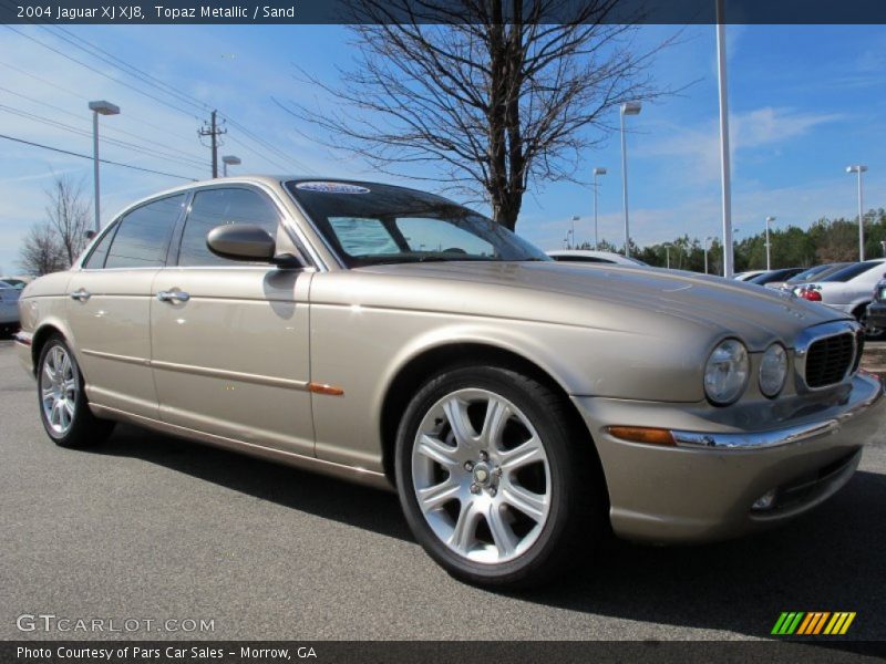 Topaz Metallic / Sand 2004 Jaguar XJ XJ8