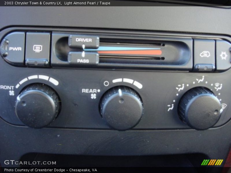 Light Almond Pearl / Taupe 2003 Chrysler Town & Country LX