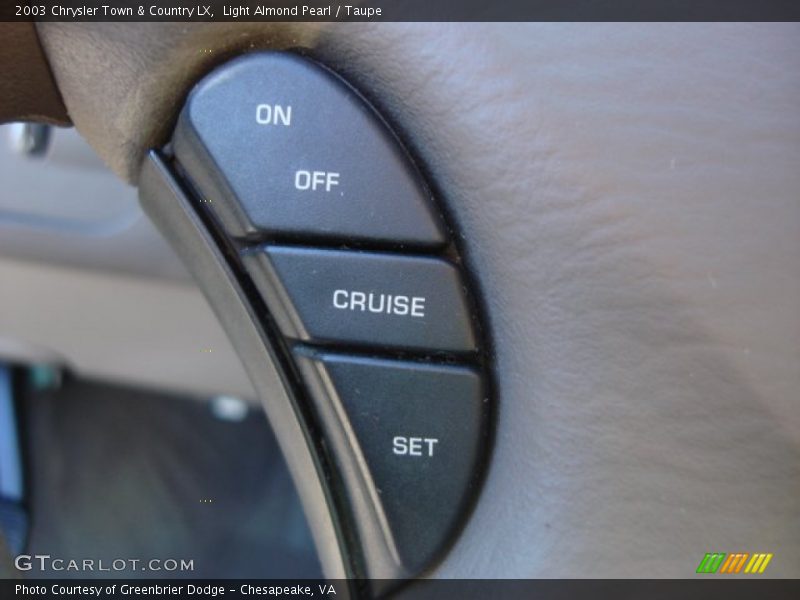 Light Almond Pearl / Taupe 2003 Chrysler Town & Country LX