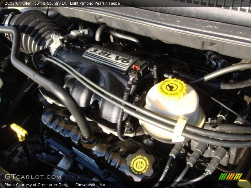 Light Almond Pearl / Taupe 2003 Chrysler Town & Country LX