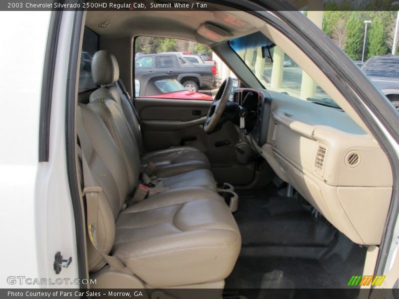 Summit White / Tan 2003 Chevrolet Silverado 2500HD Regular Cab