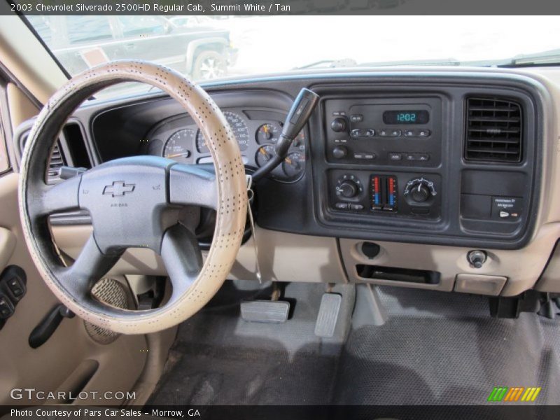 Summit White / Tan 2003 Chevrolet Silverado 2500HD Regular Cab