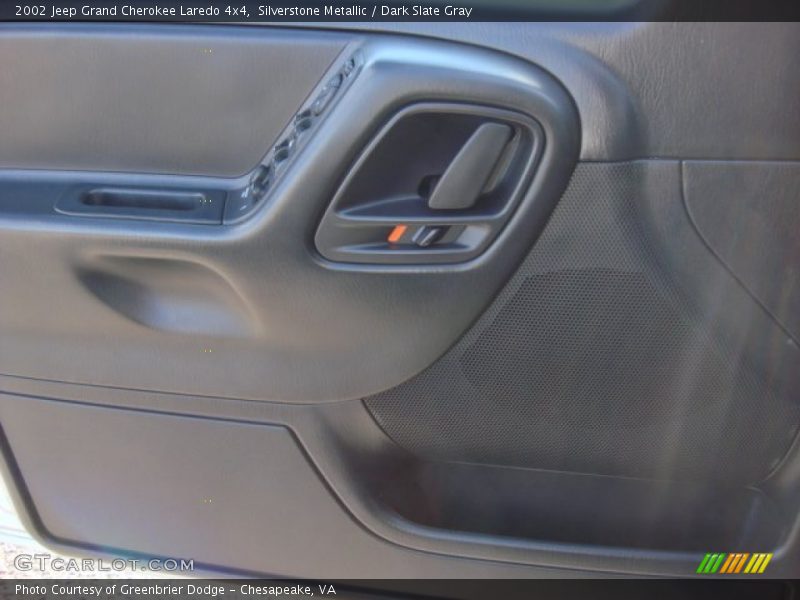 Silverstone Metallic / Dark Slate Gray 2002 Jeep Grand Cherokee Laredo 4x4