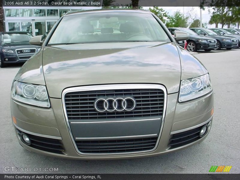 Dakar Beige Metallic / Beige 2006 Audi A6 3.2 Sedan