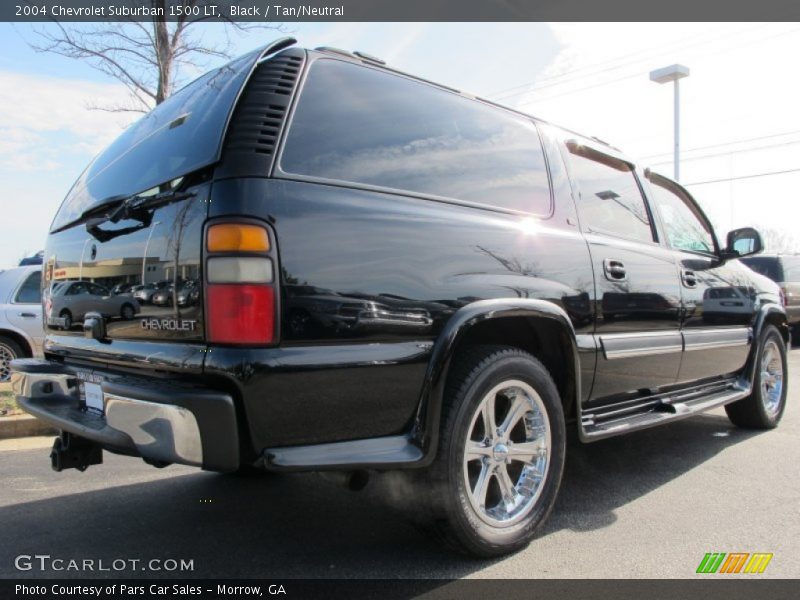 Black / Tan/Neutral 2004 Chevrolet Suburban 1500 LT