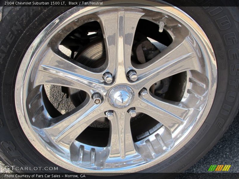 Black / Tan/Neutral 2004 Chevrolet Suburban 1500 LT