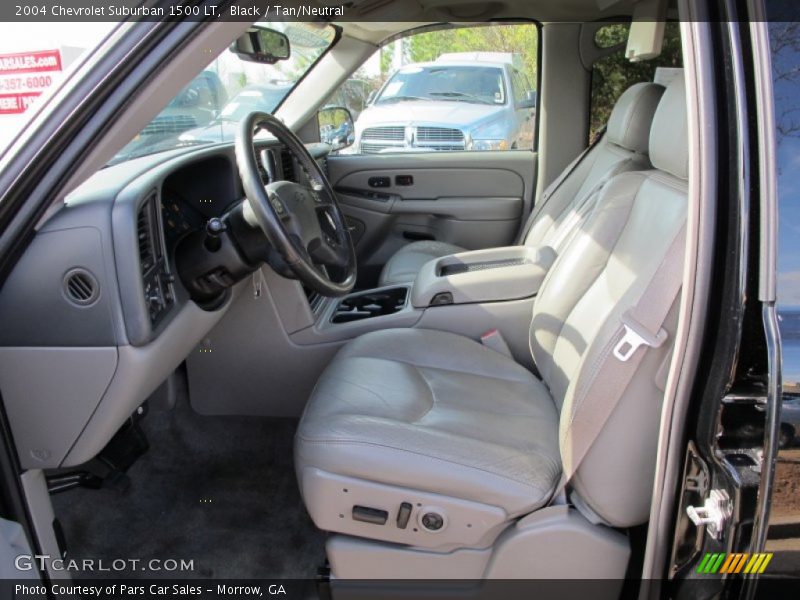 Black / Tan/Neutral 2004 Chevrolet Suburban 1500 LT
