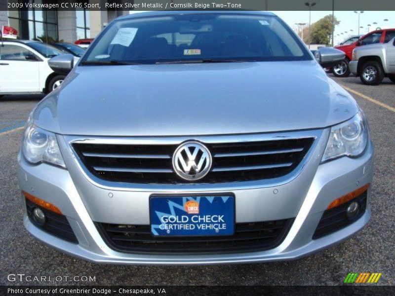 Reflex Silver Metallic / Cornsilk Beige Two-Tone 2009 Volkswagen CC VR6 Sport