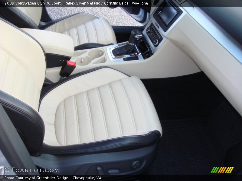 Reflex Silver Metallic / Cornsilk Beige Two-Tone 2009 Volkswagen CC VR6 Sport